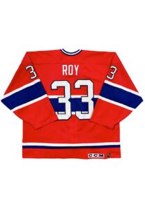 1992-93 Patrick Roy Montreal Canadiens Game-Used Jersey