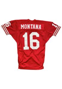 1992 Joe Montana SF 49ers Game-Used Preseason Jersey