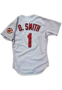 1992 Ozzie Smith St. Louis Cardinals Game-Used Jersey