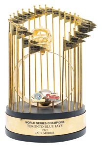 1993 Jack Morris Toronto Blue Jays World Series Trophy