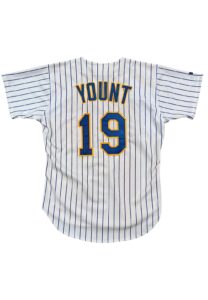 1993 Robin Yount Milwaukee Brewers Game-Used & Autographed Jersey