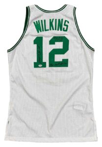 1994-95 Dominique Wilkins Boston Celtics Game-Used & Autographed Jersey