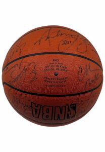 1994-95 Phoenix Suns Team Signed Basketball