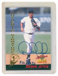 1994 Derek Jeter Signature Rookies Auto Card