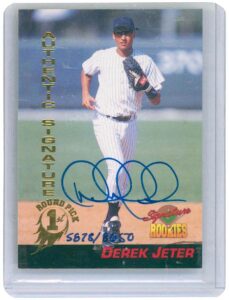 1994 Derek Jeter Signature Rookies Auto Card