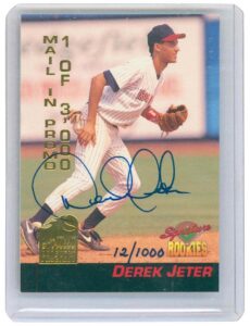 1994 Derek Jeter Signature Rookies Auto Card