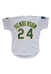 1994 Rickey Henderson Oakland A’s Game-Used Jersey