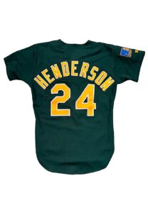 1994 Rickey Henderson Oakland Athletics Game-Used Jersey