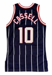 1995-96 Sam Cassell Houston Rockets Game-Used Jersey