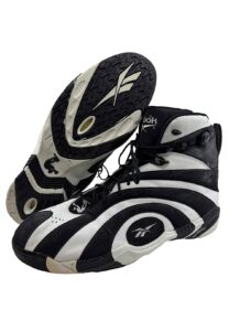 1995-96 Shaquille O’Neal Orlando Magic Game-Used Shaqnosis Pump Shoes