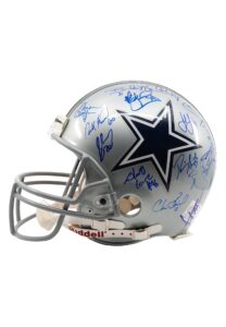 1995 Dallas Cowboys Team Signed Helmet