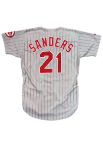 1995 Deion Sanders Cincinnati Reds Game-Used Jersey