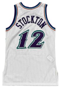 1996-97 John Stockton Utah Jazz Game-Used Jersey