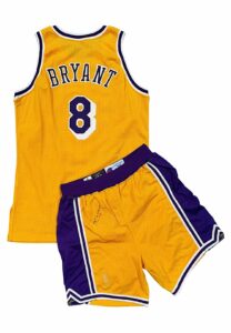 1996-97 Kobe Bryant LA Lakers Game-Used Rookie Uniform