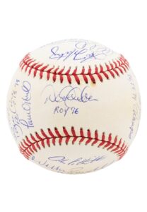 1996 NY Yankees World Series Champion Team-Signed OWS Baseball With Jeter