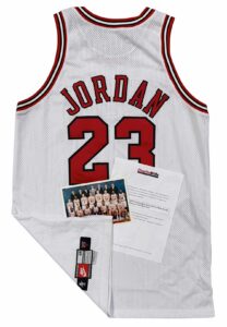 1997-98 Michael Jordan Chicago Bulls Game-Used Preseason & Photoshoot Jersey