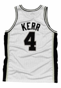 1998-99 Steve Kerr San Antonio Spurs Game-Used Jersey