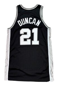 1998-99 Tim Duncan San Antonio Spurs Game-Used Jersey