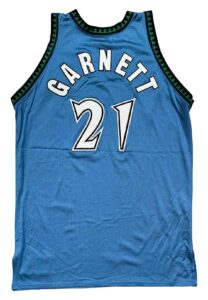 1999-00 Kevin Garnett Minnesota Timberwolves Game-Used Jersey