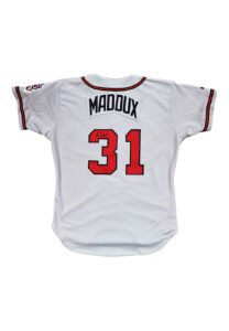 1999 Greg Maddux Atlanta Braves Game-Used Jersey