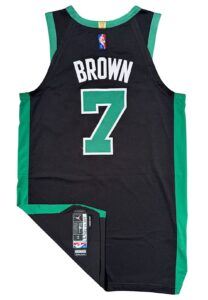 2/4/2022 Jaylen Brown Boston Celtics Statement Game-Used Jersey