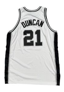 2000-01 Tim Duncan San Antonio Spurs Game-Used Jersey