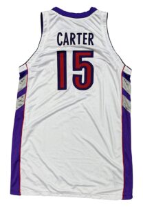 2000-01 Vince Carter Toronto Raptors Game-Used Jersey