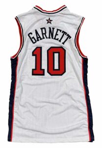 2000 Kevin Garnett Team USA Summer Olympics Game-Used Jersey