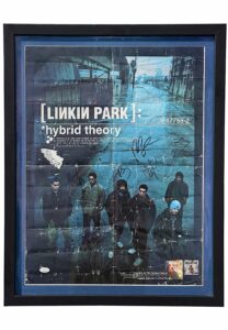 2000 Linkin Park Hybrid Theory Full Band Signed Promo Poster