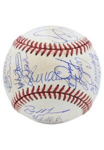 2000 NY Mets World Series Team-Signed Official World Series Baseball