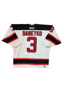 2001-02 Ken Daneyko NJ Devils Game-Used & Autographed Jersey