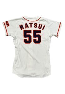 2001 Hideki Matsui Japanese Yomiuri Giants Game-Used Jersey