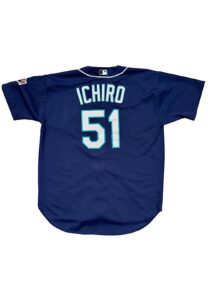 2001 Ichiro Seattle Mariners Game-Used Jersey