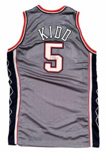 2002-2003 Jason Kidd NJ Nets Game-Used & Autographed Jersey