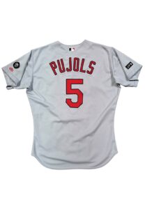 2002 Albert Pujols St. Louis Cardinals Game-Used Jersey