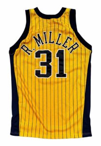 2002 Reggie Miller Indiana Pacers Game-Used Jersey