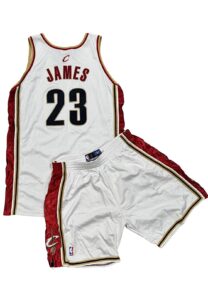 2003-04 LeBron James Cleveland Cavaliers Game-Used Uniform