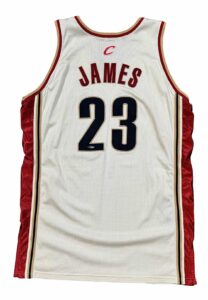 2003-04 LeBron James Cleveland Cavaliers Rookie Game-Used & Signed Jersey