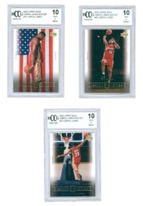 2003-04 LeBron James Upper Deck “Above the Rim” BCCG Mint 10 Lot