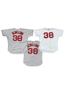 2004 Curt Schilling Boston Red Sox Game-Issued Jerseys