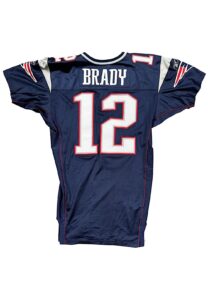 2004 Tom Brady New England Patriots Game-Used Jersey