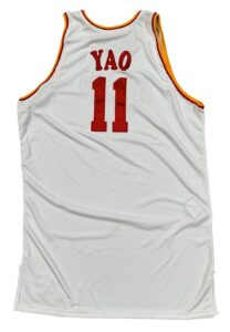 2005-06 Yao Ming Houston Rockets Hardwood Classics Game-Used Jersey