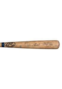 2005 Chipper Jones Atlanta Braves Game-Used & Autographed Bat