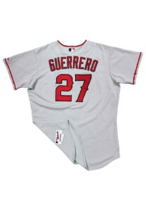 2005 Vladimir Guerrero Sr. Anaheim Angels Game-Used Jersey