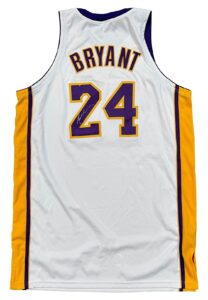 2006-07 Kobe Bryant LA Lakers Game-Issued & Autographed Jersey