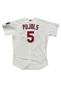 2006 Albert Pujols St. Louis Cardinals Game-Used & Autographed Jersey