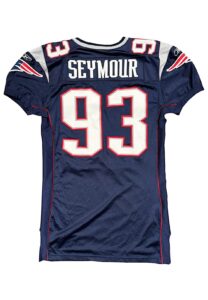 2006 Richard Seymour New England Patriots Game-Used Blue Jersey