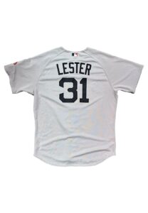 2008 Jon Lester Team-Issued Jersey