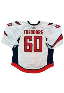 2009-10 Jose Theodore Washington Capitals Stanley Cup Playoffs Game-Used Jersey