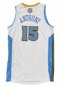 2010-11 Carmelo Anthony Denver Nuggets Game-Used Jersey